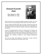 Ernest Everett Just