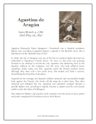 Agustina de Aragon