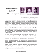 Mirabal Sisters