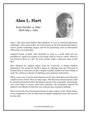 Alan L Hart Hero Biography
