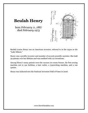 Beulah Henry Hero Biography