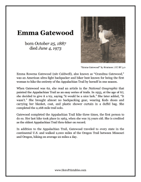 Emma Gatewood Hero Biography