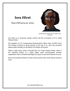 Isra Hirsi Hero Biography