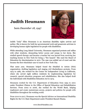 Judith Heumann Hero Biography