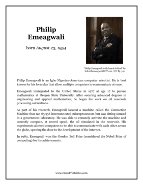 Philip Emeagwali Hero Biography