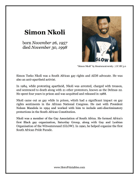 Simon Nkoli Hero Biography