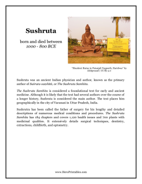Sushruta Hero Biography