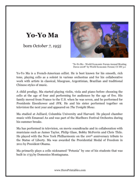 Yo-Yo Ma Hero Biography