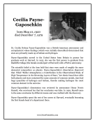Cecilia Payne-Gaposchkin