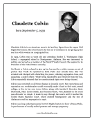 Claudette Colvin