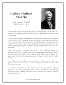 Esther Hobart Morris