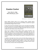 Eunice Carter