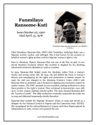 Funmilayo Ransome-Kuti