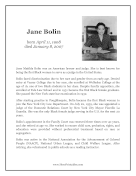 Jane Bolin