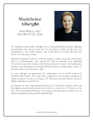 Madeleine Albright