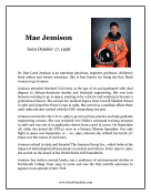 Mae Jemison Report Template