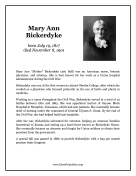 Mary Ann Bickerdyke