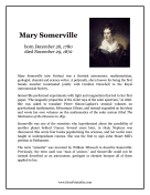 Mary Somerville