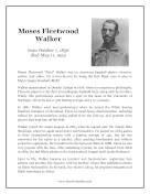 Moses Fleetwood Walker
