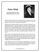Patsy Mink