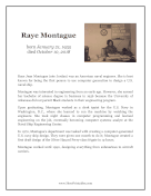 Raye Montague