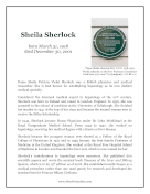 Sheila Sherlock