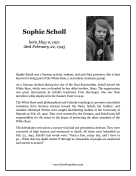 Sophie Scholl