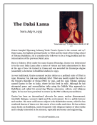 The Dalai Lama